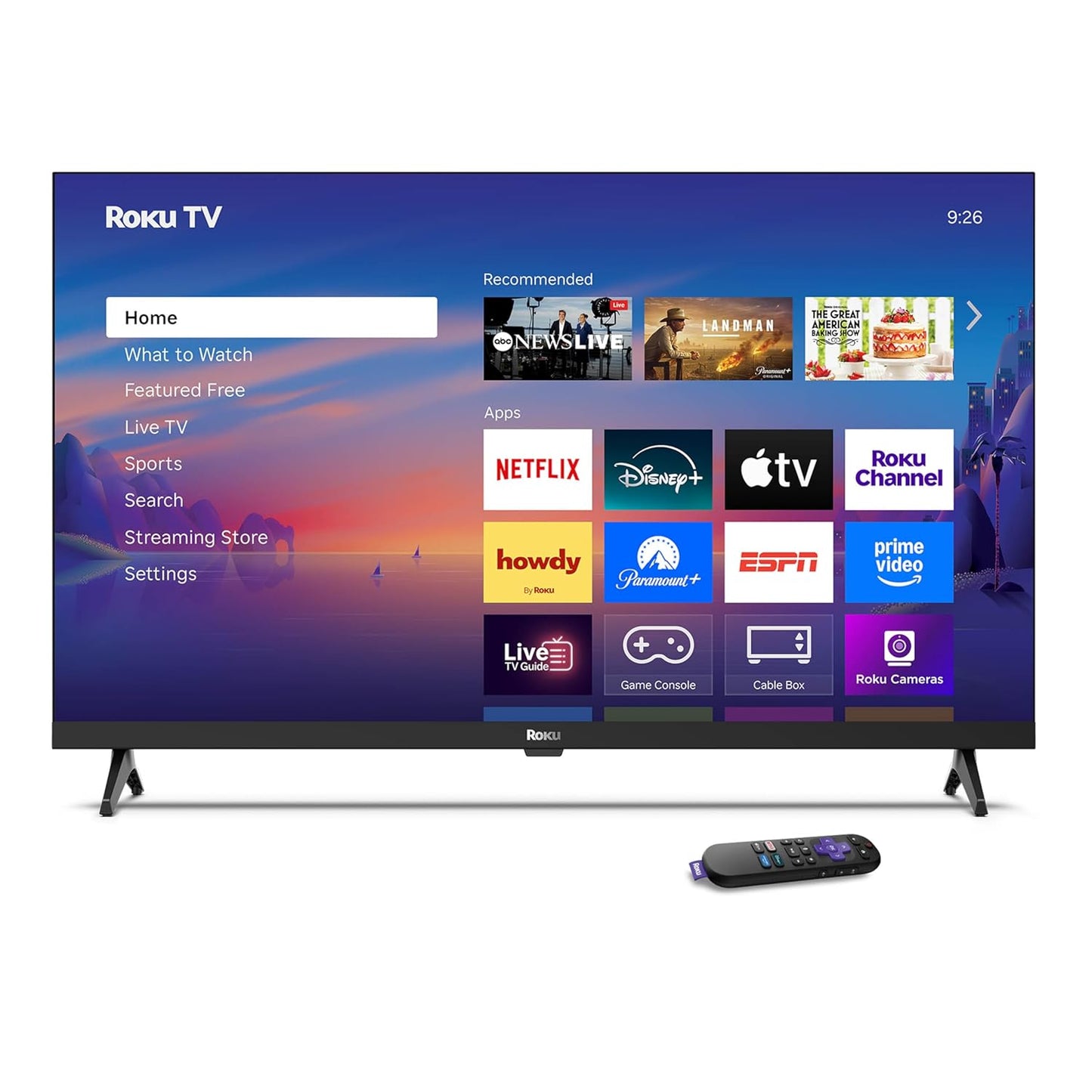 Roku Select Series 32" 1080p Full HD Smart TV - 500+ Free Channels, Voice Remote, AirPlay, Alexa