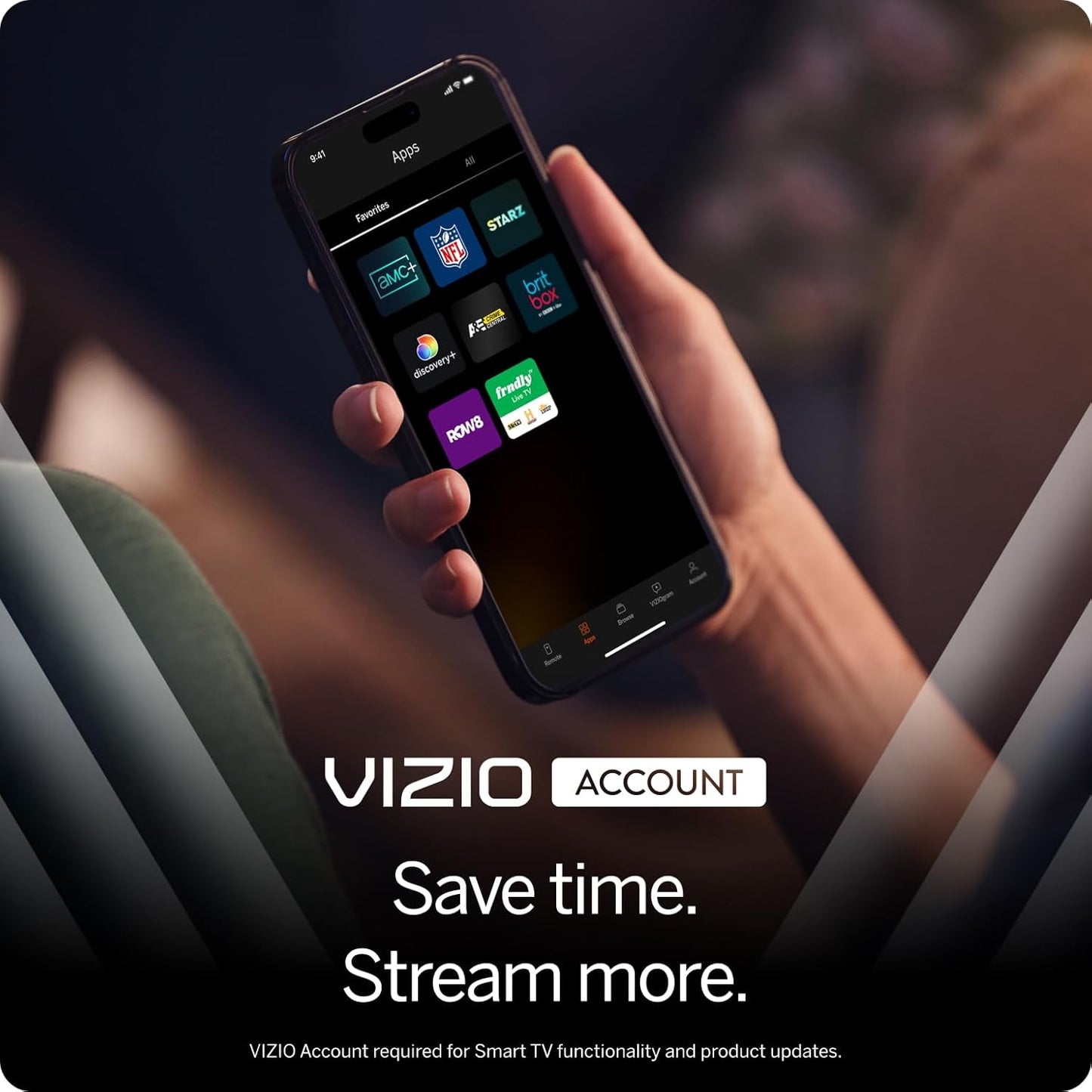VIZIO Full HD 1080p Smart TV - VIZIO OS, DTS Virtual:X, Google Cast, Bluetooth Headphones, WatchFree+, Alexa