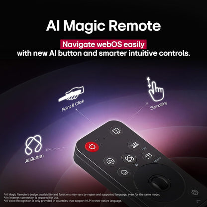 LG QNED evo AI Mini LED 4K Smart TV 2025 - Alpha 8 AI Processor, 120Hz, Filmmaker Mode, GeForce NOW, Alexa
