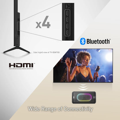 Panasonic W70 Series 4K Smart Fire TV 2025 - Alexa, AirPlay, HDR10+, HDMI 2.1