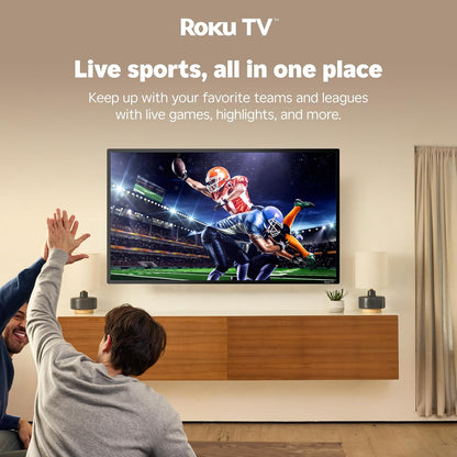 Hisense A4 Series HD Smart Roku TV - Dolby Audio, Full Array LED, Google Assistant, Alexa, Slim Bezel Design