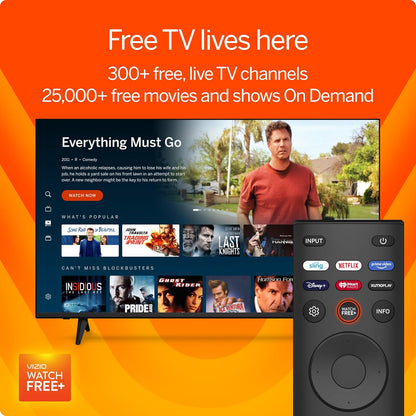 VIZIO Full HD 1080p Smart TV - VIZIO OS, DTS Virtual:X, Google Cast, Bluetooth Headphones, WatchFree+, Alexa