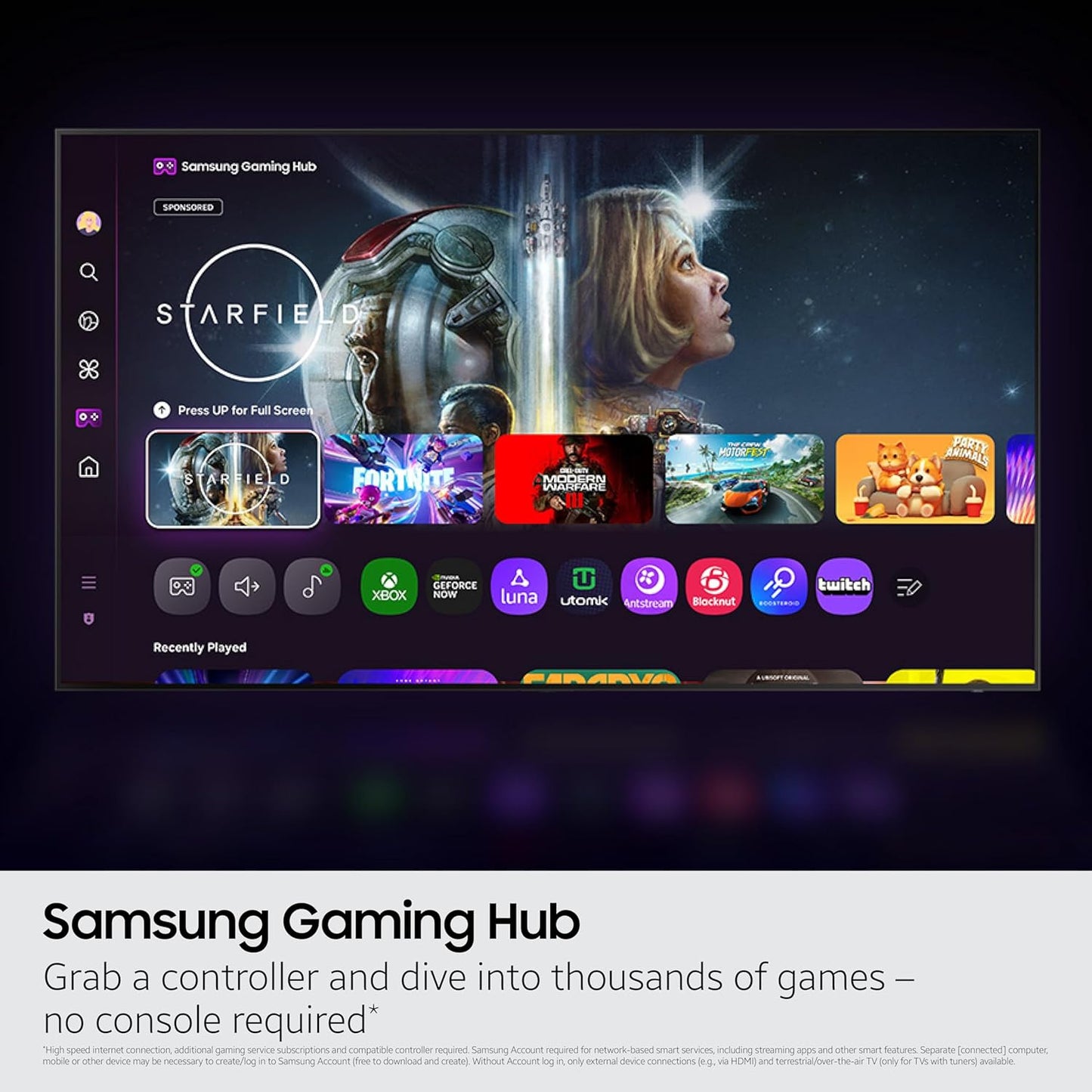 Samsung OLED S90F 4K Smart TV 2025 - NQ4 AI Gen3, Pantone Validated, 144Hz, Vision AI, Alexa Built-in