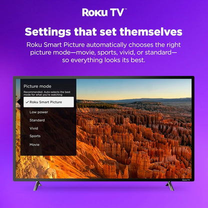Hisense A4 Series HD Smart Roku TV - Dolby Audio, Full Array LED, Google Assistant, Alexa, Slim Bezel Design