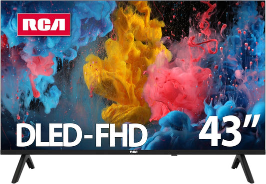 RCA 43" FHD Smart Android TV - HDR10, Google Assistant, Wi-Fi, Bluetooth, Alexa Compatible